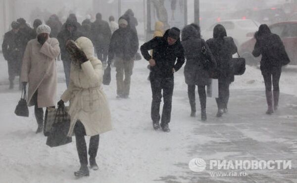 Fortes chutes de neige à Vladivostok  - Sputnik Afrique