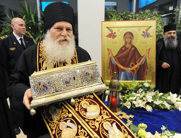 La ceinture de la Sainte Vierge a quitté la Russie - Sputnik Afrique
