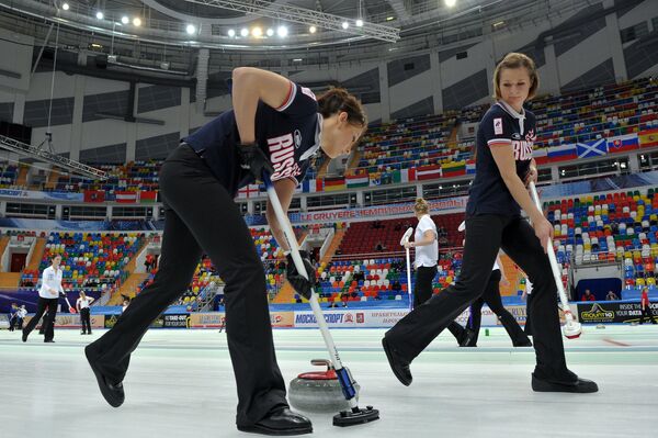 Joueuses de l'équipe féminine de curling de Russie - Sputnik Afrique