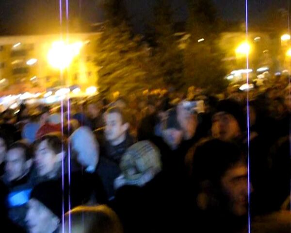 Manifestation d'opposition à Kaliningrad. Vidéo amateur - Sputnik Afrique