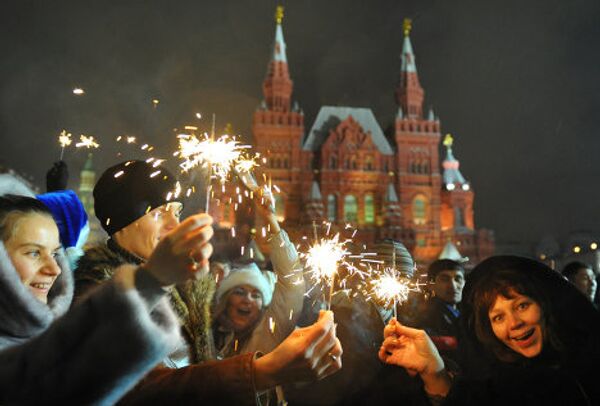 Nouvel an: la Russie en fête  - Sputnik Afrique