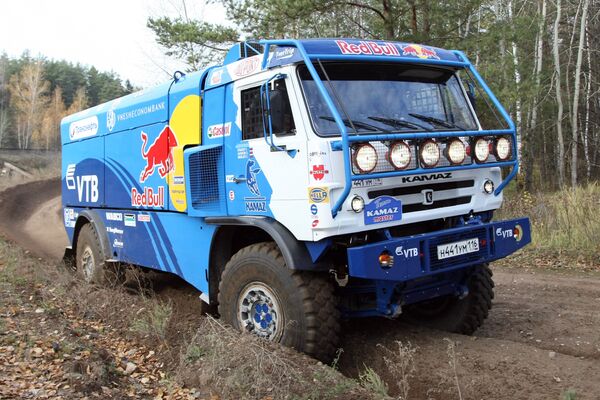 Rallye Africa Race: un camion russe Kamaz deuxième - Sputnik Afrique