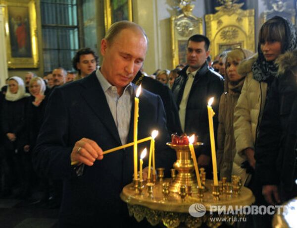 L'Eglise orthodoxe russe fête Noël - Sputnik Afrique