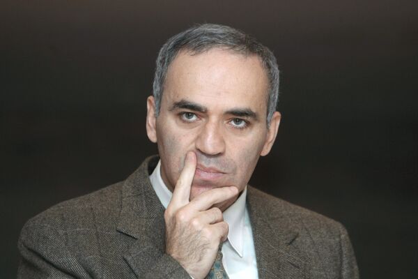 L'ex-champion d'échecs et l'une des figures de proue de l'opposition libérale russe Garry Kasparov - Sputnik Afrique
