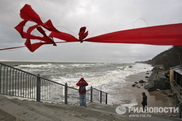 Kaliningrad: des plages endommagées par une tempête  - Sputnik Afrique