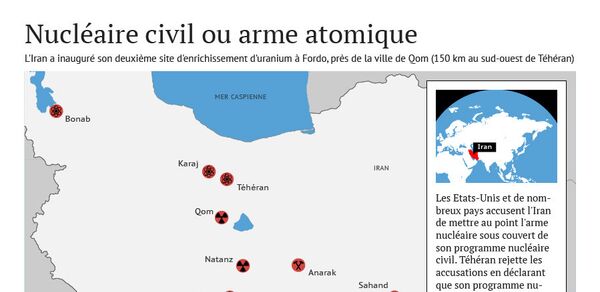 Iran: Nucléaire civil ou arme atomique - Sputnik Afrique