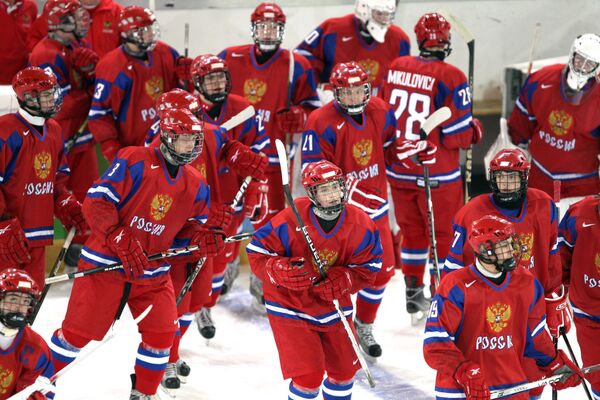 Hockeyeurs russes  - Sputnik Afrique