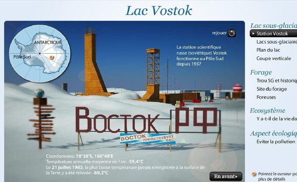 Lac sous-glaciaire Vostok au Pôle Sud - Sputnik Afrique