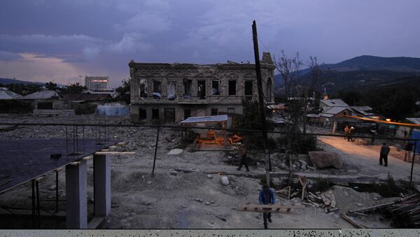 Tskhinvali un an après l'agression géorgienne de 2008 - Sputnik Afrique