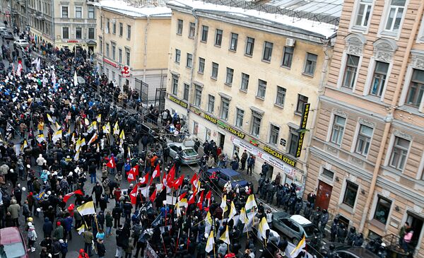 Meeting de l'opposition à Saint-Pétersbourg: 2.500 participants - Sputnik Afrique