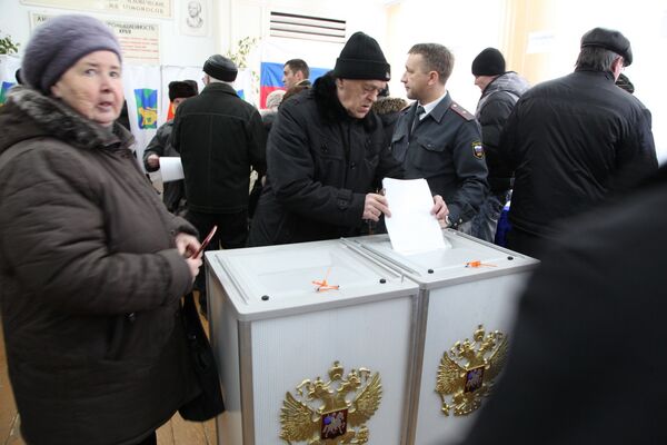 L'élection présidentielle a démarré en Russie dimanche 4 mars - Sputnik Afrique