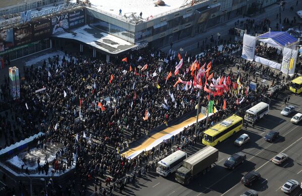 Moscou: 3.000 personnes au meeting d'opposition (police) - Sputnik Afrique