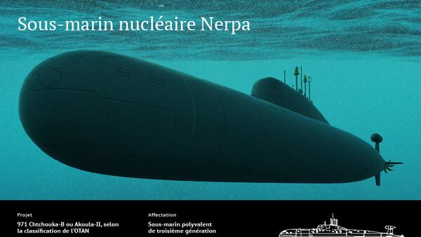 Sous-marin nucléaire Nerpa - Sputnik Afrique