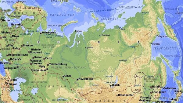 Карта России - Sputnik Afrique