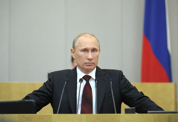Premier ministre et président élu Vladimir Poutine - Sputnik Afrique