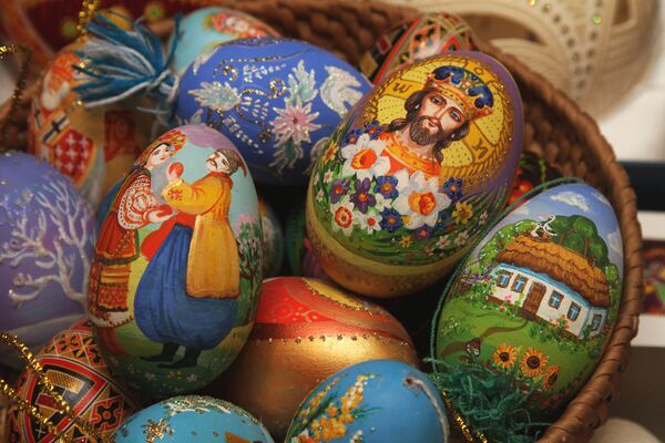 La décoration des œufs de Pâques, tout un art - Sputnik Afrique