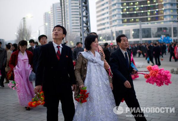 Pyongyang: l'inauguration d'un monument à Kim Il-sung et Kim Jong-il - Sputnik Afrique