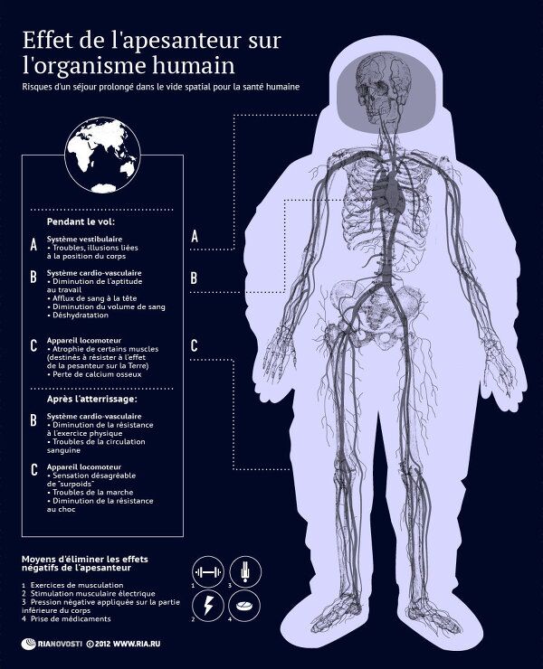 Effet de l'apesanteur sur l'organisme humain - Sputnik Afrique