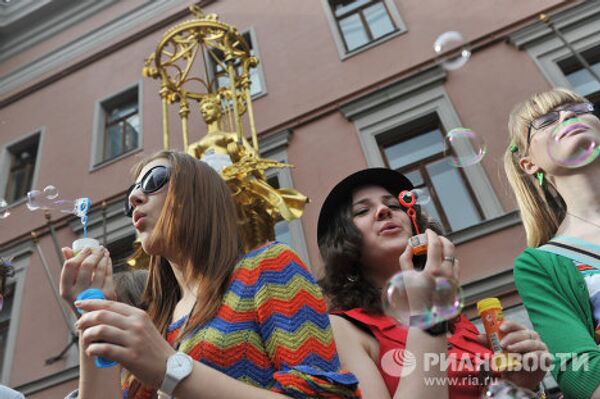 Parade de bulles de savon à Moscou - Sputnik Afrique