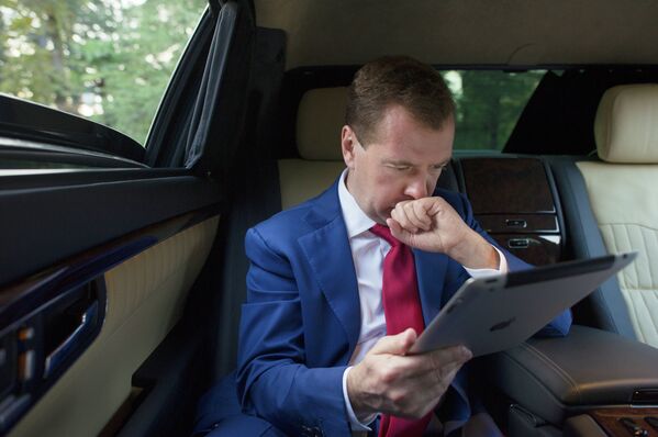 Les 10 passions du président Medvedev - Sputnik Afrique