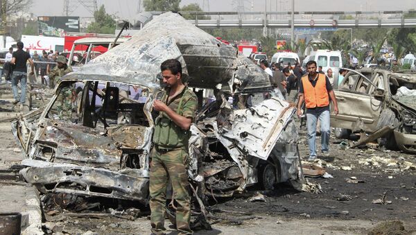 Последствия теракта в Дамаске - Sputnik Afrique