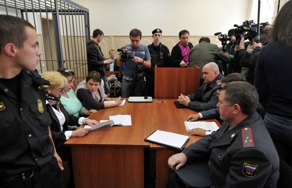 Le tribunal Basmanny de Moscou a chargé la police de la capitale de démanteler le campement de l'opposition  - Sputnik Afrique