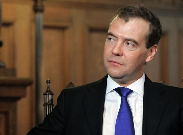 Premier ministre russe Dmitri Medvedev  - Sputnik Afrique