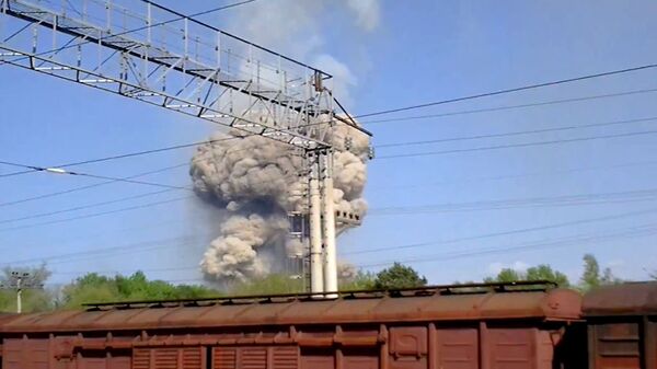 Explosions dans un dépôt de munitions au Primorié - Sputnik Afrique