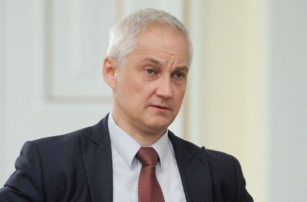 Ministre russe du Développement économique Andreï Belooussov - Sputnik Afrique