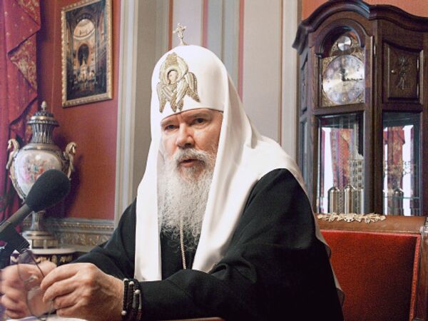 Le patriarche de Moscou et de Toutes les Russies Alexis II - Sputnik Afrique