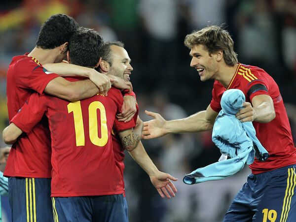 Euro 2012: l'Espagne en finale - Sputnik Afrique