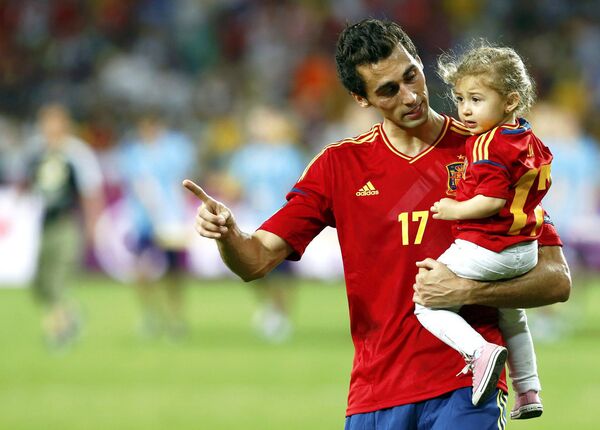 Euro 2012: les enfants espagnols font la fête - Sputnik Afrique