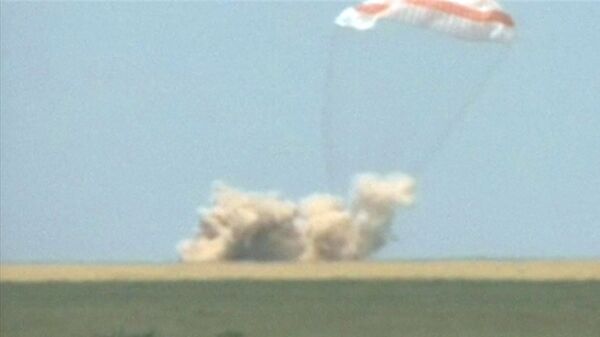 Atterrissage du Soyouz TMA-03M au Kazakhstan - Sputnik Afrique