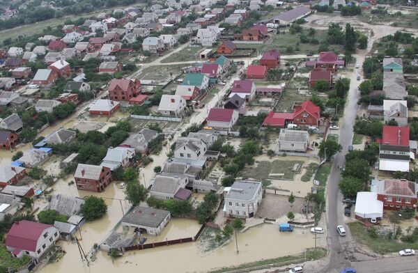 Inondations dans le sud de la Russie: deux jours après - Sputnik Afrique