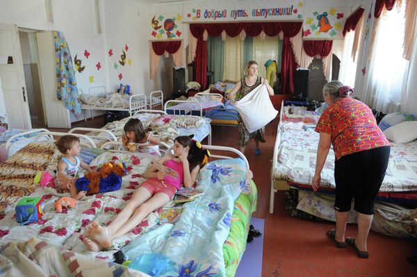 Inondations en Russie: la vie dans un centre d'hébergement temporaire - Sputnik Afrique