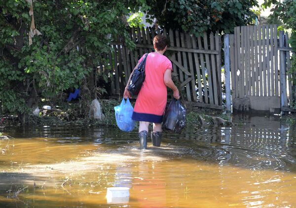 Inondations meurtrières qui se sont abattues sur le Territoire de Krasnodar  - Sputnik Afrique