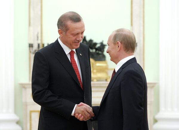 Recep Tayyip Erdogan y Vladimir Poutine - Sputnik Afrique