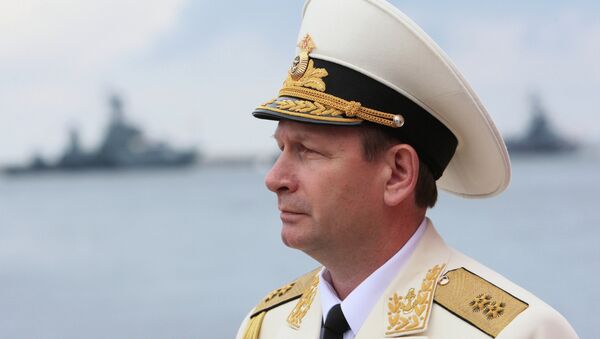 Сhef des forces navales russes, l'amiral Viktor Tchirkov - Sputnik Afrique