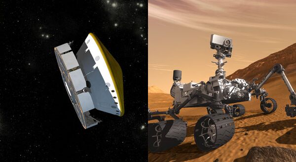 Le rover Curiosity se pose sur Mars          - Sputnik Afrique