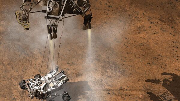Atterrissage du rover américain Curiosity sur Mars - Sputnik Afrique