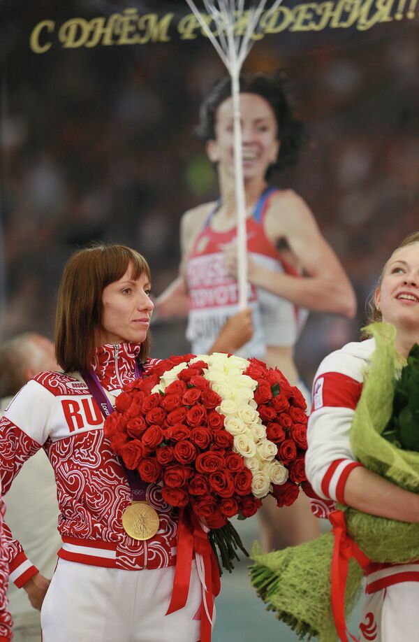 JO: les sportifs russes de retour à Moscou  - Sputnik Afrique