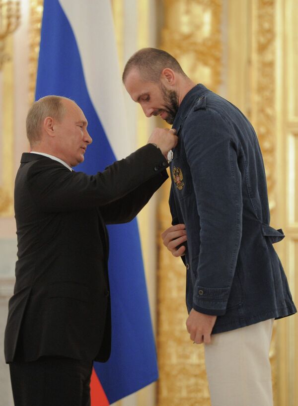 Champions olympiques russes décorés au Grand Palais du Kremlin - Sputnik Afrique