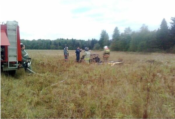 Crash d'un avion léger dans les environs de Moscou: deux morts - Sputnik Afrique