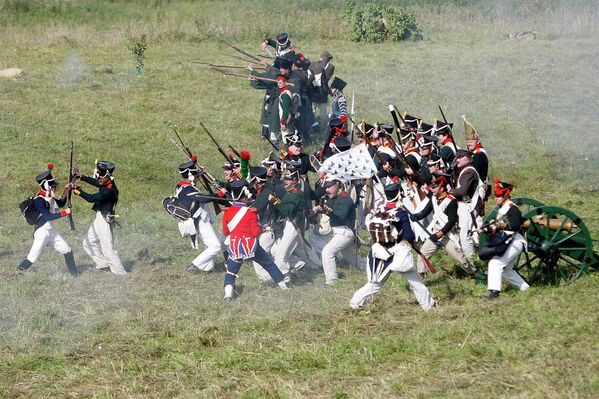 Guerre patriotique de 1812: reconstitution de la bataille de Borodino - Sputnik Afrique