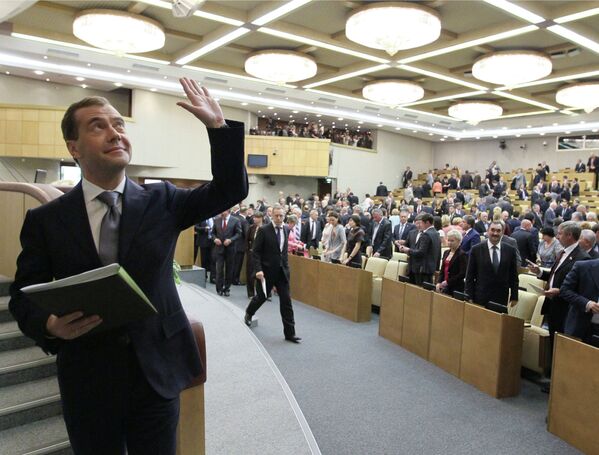 Quatre mois de la vie du premier ministre russe Dmitri Medvedev - Sputnik Afrique