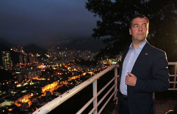 Dmitri Medvedev en Brésil (archive) - Sputnik Afrique