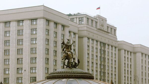 Le bâtiment de la Douma russe à Moscou - Sputnik Afrique