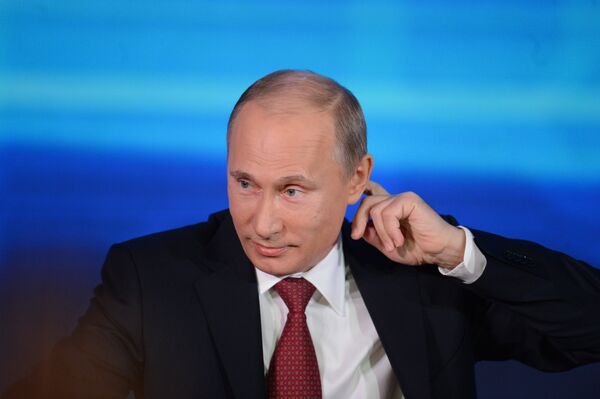 Conférence de presse du président Vladimir Poutine  - Sputnik Afrique