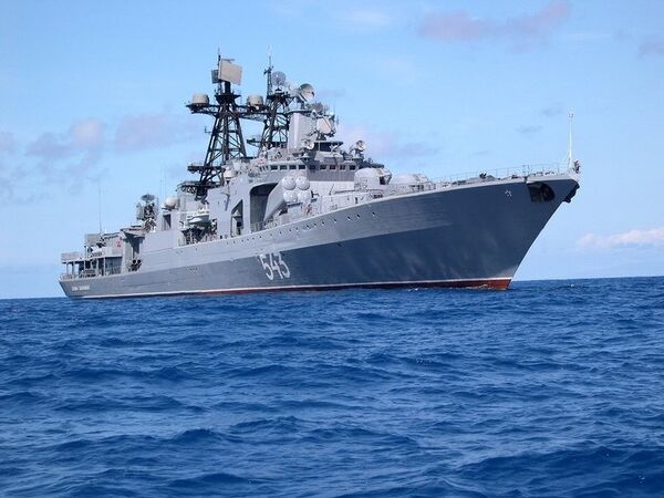 Grand navire de lutte anti-sous-marine Marchal Chapochnikov - Sputnik Afrique