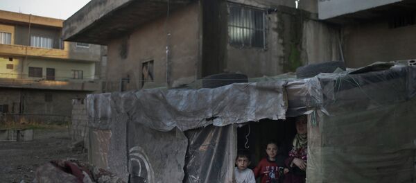 Réfugiés syriens dans la plaine de la Bekaa au Liban - Sputnik Afrique